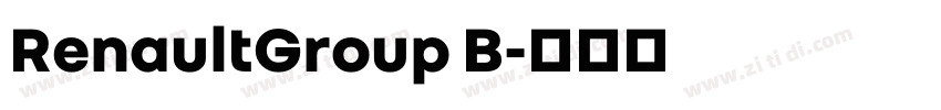 RenaultGroup B字体转换